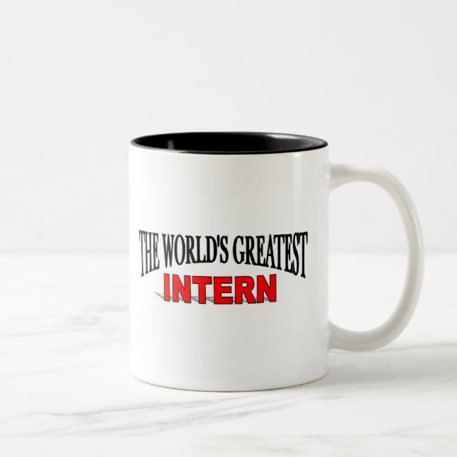 Tasse 2 Couleurs Le plus grand interne du monde (Droit)