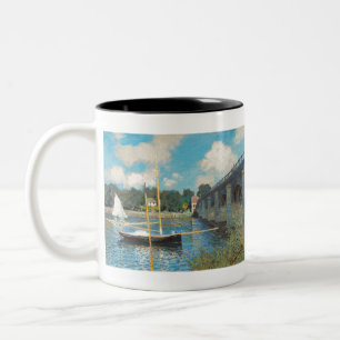 Tasse 2 Couleurs Le pont d'Argenteuil par Claude Monet