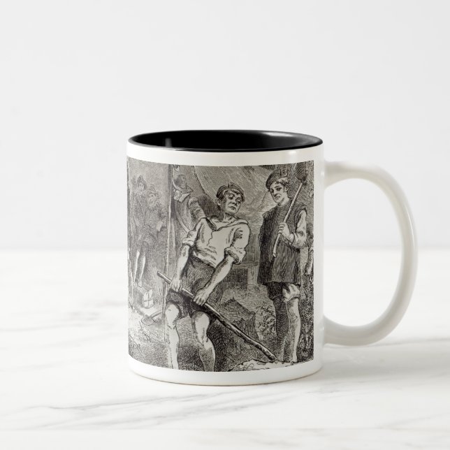 Tasse 2 Couleurs Le premier jour chez Jamestown (Droit)