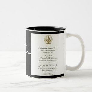 Tasse 2 Couleurs Le Président officiel Obama Invitation