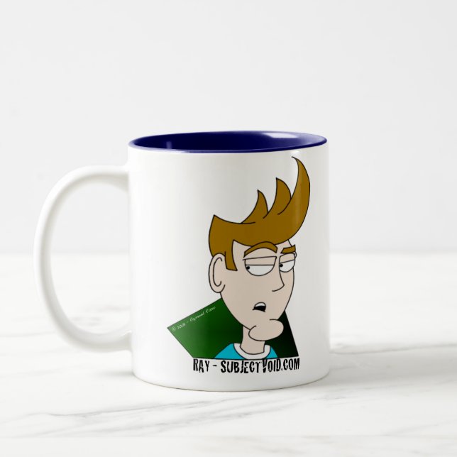 Tasse 2 Couleurs Le rayon obtient attaqué ! - Droitier (Gauche)