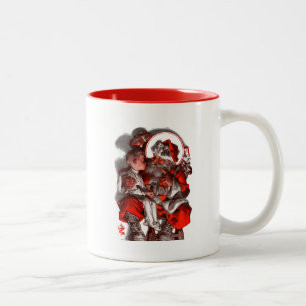 Tasse 2 Couleurs Le recouvrement de Père Noël