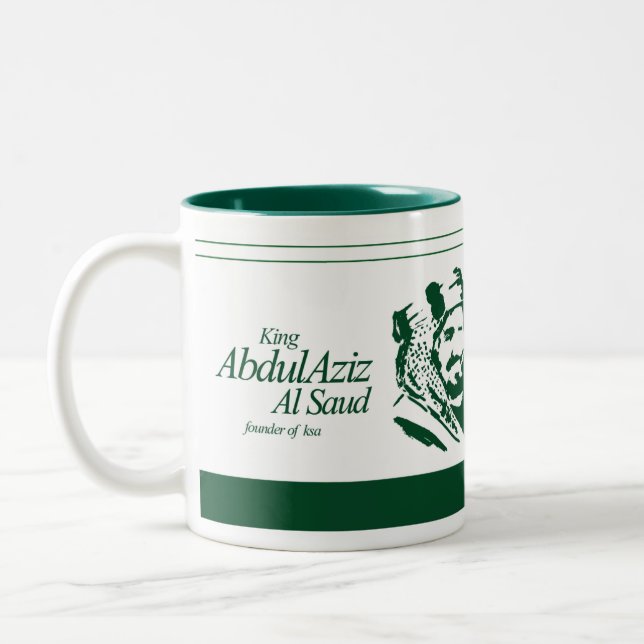Tasse 2 Couleurs Le Roi AbdulAziz AlSaud (Gauche)