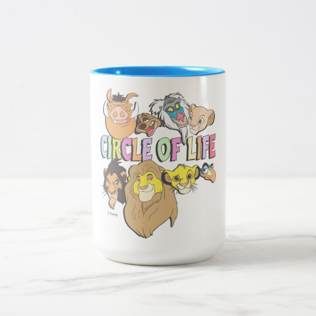 Tasse 2 Couleurs Le Roi Lion | Cercle de vie (Centre)
