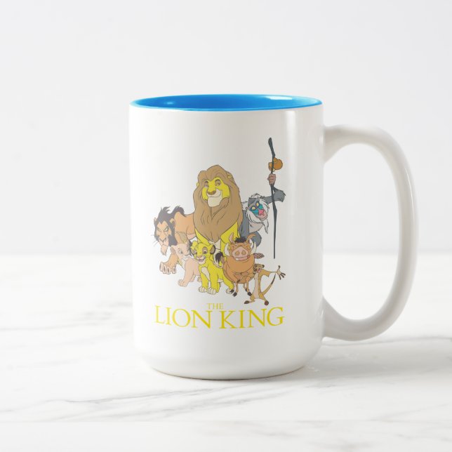 Tasse 2 Couleurs Le Roi Lion | Titre et caractères (Droit)