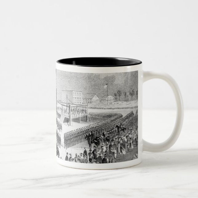 Tasse 2 Couleurs Le soulèvement de Santee Sioux, Mankato, (Droit)