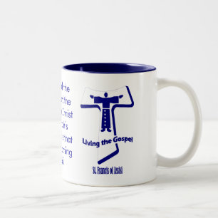 Tasse 2 Couleurs Le St Francis d'Assisi