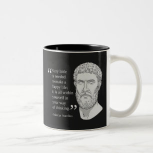Tasse 2 Couleurs Le Stoïcisme Est Très Peu Nécessaire Pour Rendre U