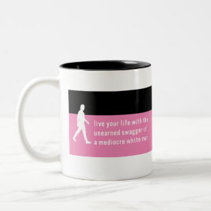 Tasse 2 Couleurs Le Swagger inconnu du Blanc médiocre / Power Up!