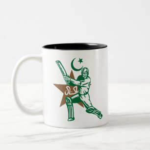 Tasse 2 Couleurs Le T-shirt d'équipe de cricket du Pakistan évent
