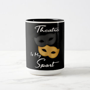 Tasse 2 Couleurs Le Théâtre Est Mon Sport   Cadeau de théâtre Lover