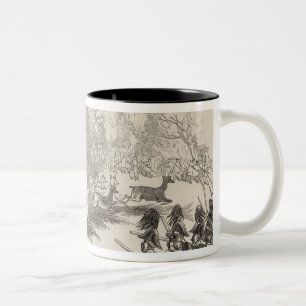 Tasse 2 Couleurs Le tir de cerfs communs chez Gotha