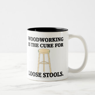 Tasse 2 Couleurs Le travail du bois est le traitement