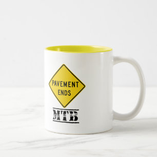 Tasse 2 Couleurs Le trottoir termine le VTT