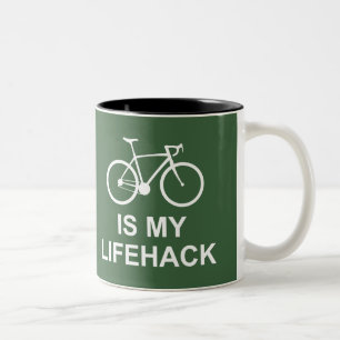Tasse 2 Couleurs Le Vélo Est Mon Lifehack
