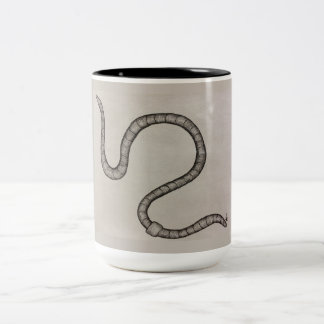 Tasse 2 Couleurs Le ver de terre