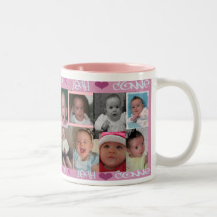 Tasse 2 Couleurs Leah aime Connie