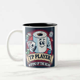 Tasse 2 Couleurs Lecteur TP - Effacer l'arrière | Dernier lieu drôl