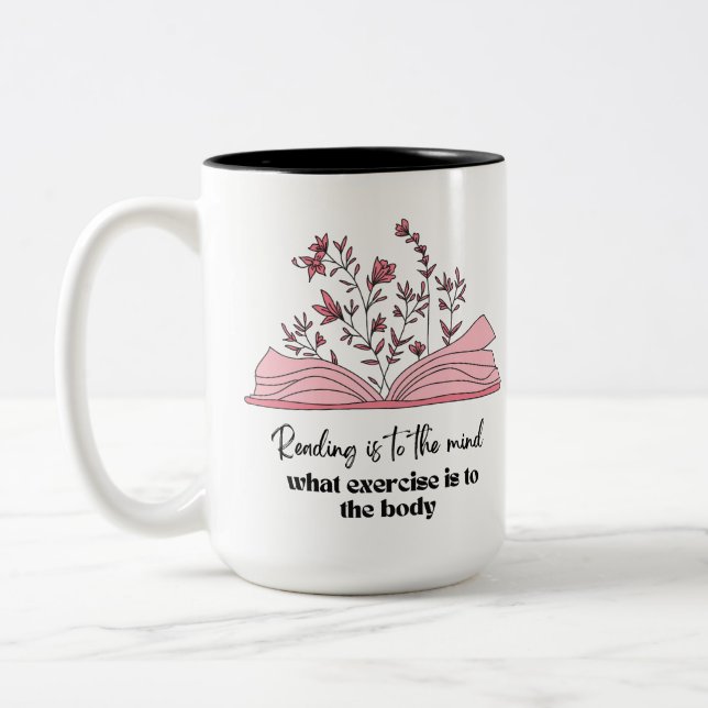 TASSE 2 COULEURS LECTURE DE LIVRES (Gauche)