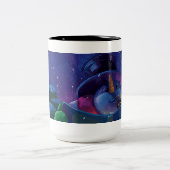 Tasse 2 Couleurs Lecture hivernale (Centre)