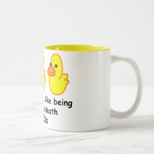 Tasse 2 Couleurs L'éducation des enfants est comme être picoté 