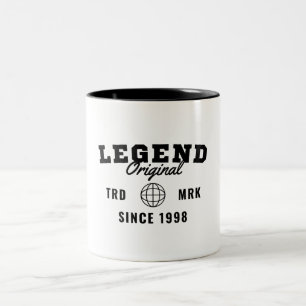 Tasse 2 Couleurs Légendaire depuis 1998