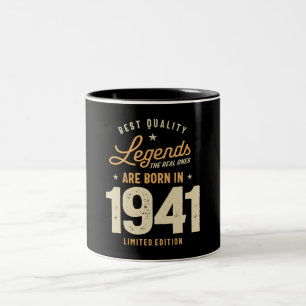 Tasse 2 Couleurs Légende depuis 1941 82e anniversaire