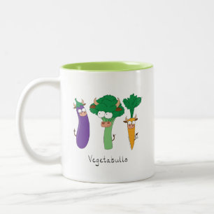 Tasse 2 Couleurs Légumes Bulls Joli Cartoon pour enfants