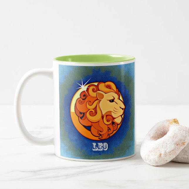 Tasse 2 Couleurs Leo (Avec donut)