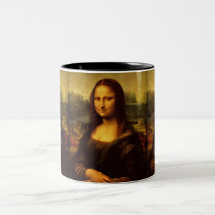 Tasse 2 Couleurs Leonardo Da Vinci Mona Lisa Peinture d'Art