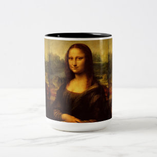 Tasse 2 Couleurs Leonardo Da Vinci Mona Lisa Peinture d'Art