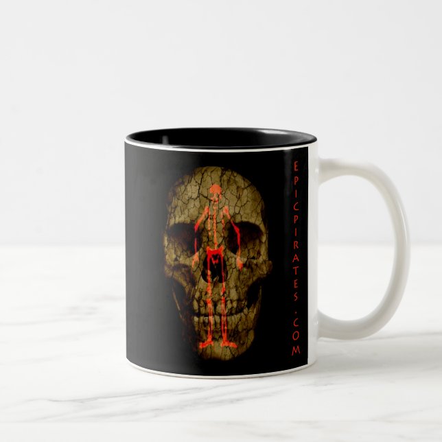 Tasse 2 Couleurs L'épopée pirate la bannière #4 (Droit)