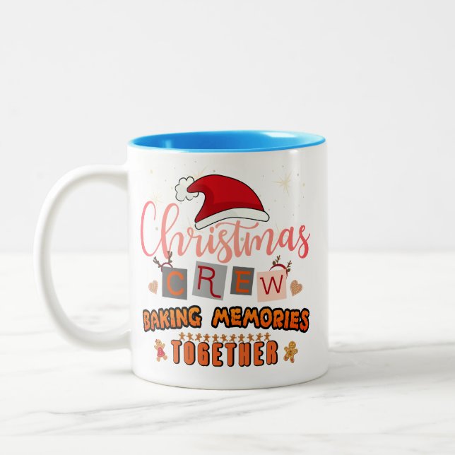 Tasse 2 Couleurs L'équipage de Noël cuire des souvenirs ensemble (Gauche)