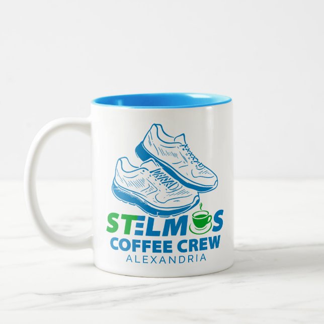 Tasse 2 Couleurs L'équipe café St. Elmo (Gauche)