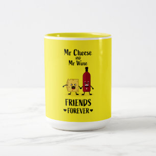 Tasse 2 Couleurs Les Amateurs De Fromage Et De Vins