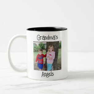 Tasse 2 Couleurs Les anges de grand-mère personnalisés