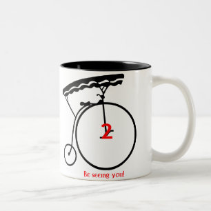 Tasse 2 Couleurs les années 1960 le prisonnier le numéro 2" vous