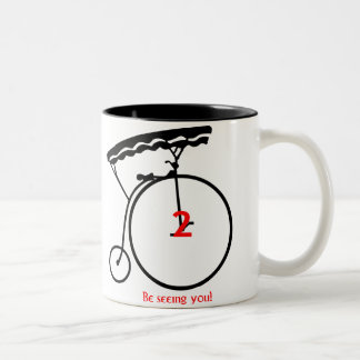 Tasse 2 Couleurs les années 1960 le prisonnier le numéro 2" vous