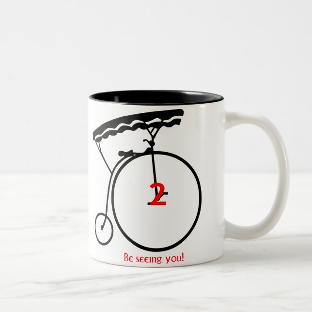 Tasse 2 Couleurs les années 1960 le prisonnier le numéro 2" vous (Droit)