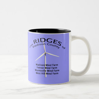 Tasse 2 Couleurs Les arêtes du comté de Madison - droit