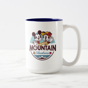 Tasse 2 Couleurs Les aventures de Mickey à la montagne