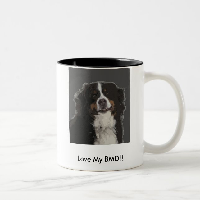 Tasse 2 Couleurs Les BMD, aiment mon BMD ! ! (Droit)
