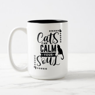 Tasse 2 Couleurs Les Chats Mets Peuvent Calmer Votre Âme