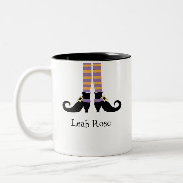 Tasse 2 Couleurs Les chaussures de Whimsy Witch (Gauche)
