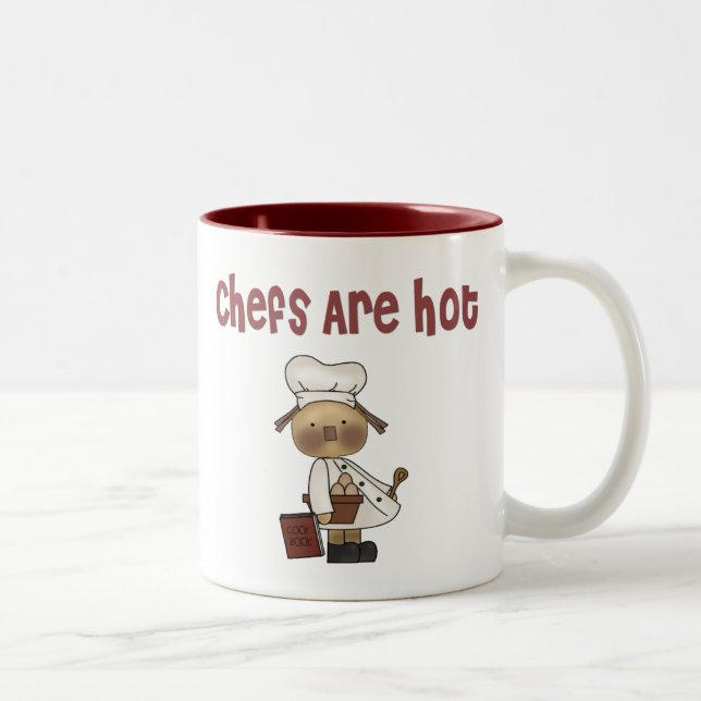 Tasse 2 Couleurs Les chefs sont chauds (Droit)