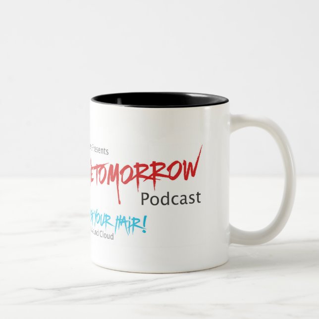 Tasse 2 Couleurs Les cheveux classiques aujourd'hui, allé demain (Droit)