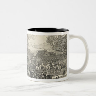 Tasse 2 Couleurs Les chiens du mâle de la Reine : Le rassemblement