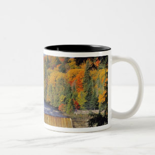 Tasse 2 Couleurs Les chutes Upper Tahquamenon dans l'UGB au Michiga