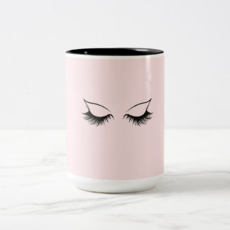 Tasse 2 Couleurs Les cils mignons sont le charme d'une fille