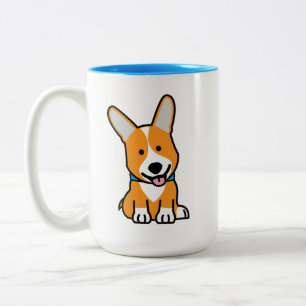 Tasse 2 Couleurs Les Corgis de corgi poursuivent le Pembroke